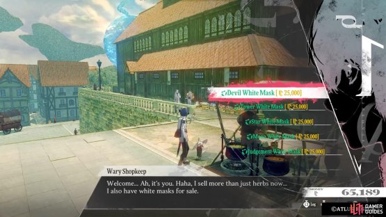 Mask ingredients can also be bought from this Eugief in Brilehaven, once you&rsquo;ve purchased the info.