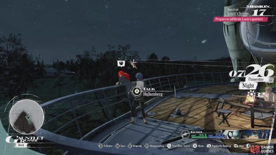 Many of Hulkenberg&rsquo;s Bond rank up events take place on the Gauntlet Runner while traveling.