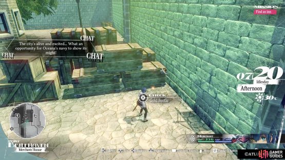 The 15th Gold Beetle is also found on Merchants&rsquo; Bazaar, in the square near the Recruitment Center.