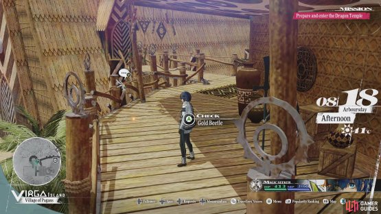 You can find the 27th Gold Beetle on the upper floors of Virga Island&rsquo;s Village of Pagans.