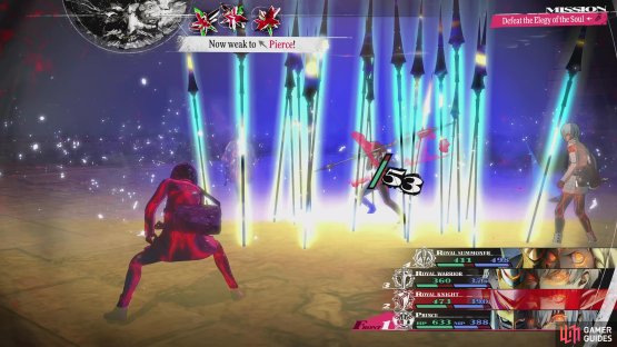 Hammer of Justice will make the target weak to Pierce.