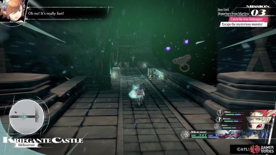 The chase sequence is easy, as long as you avoid hitting the crates.