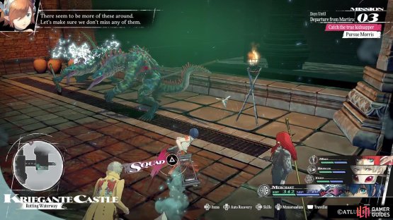 The Kapcerto enemies will always jump out of the water when you approach their locations.