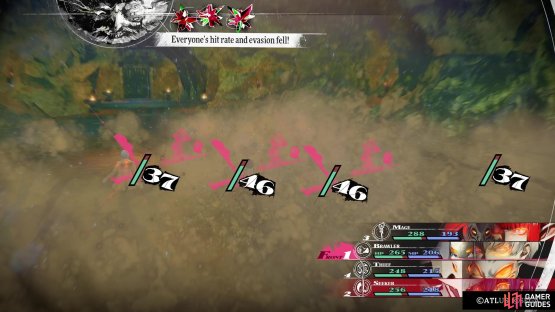 The Juvenile worms can reduce your hit rate with their sand attack.