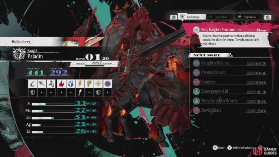 The Paladin Archetype has the very useful Revitalise 3 skill.