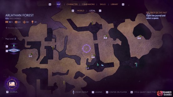 Go to the Ruins Reach Beacon and head northeast into the open area.