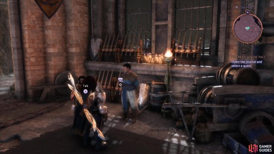 Head to the Grey Warden&rsquo;s Vendor