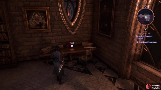 and find the contract to get a new target - the Qamekmaster.