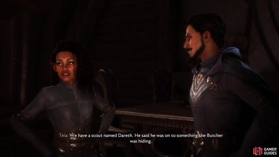 Talk to Teia and Viago to get the quest started properly,