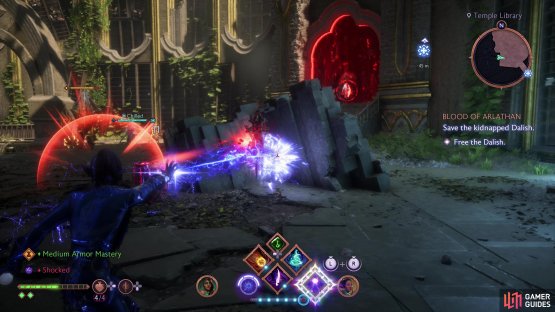before you bother with the automaton, however, seek out another Venatori crystal so you can kill the two cultists accompanying Blood Forge Prime.