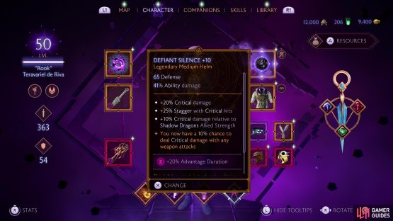 Defiant Silence boosts crit damage - which is very useful for this build.