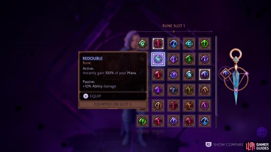 while other runes, like Redouble, boosts ability damage.