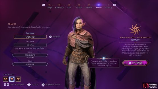 During character creation, on the &ldquo;finalize&rdquo; screen, you&rsquo;ll find an option to edit the world state on the right.