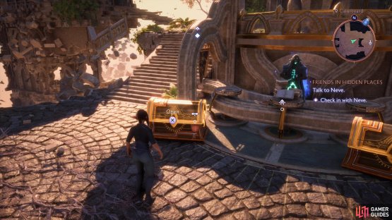 Complete the quest &ldquo;The Singing Blade&rdquo; and visit The Lighthouse to find a chest to the left of the Caretaker.