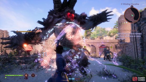Defeat the Antaam in the ruins, including a God-Touched Valotaar who will turn into a Ravager when injured,