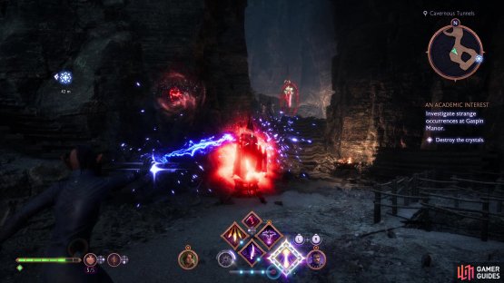 Destroy the crystals shielding the surging crystals, however, and you can take revenge.
