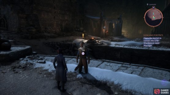 Talk to a guard in Lavendel to start this quest.
