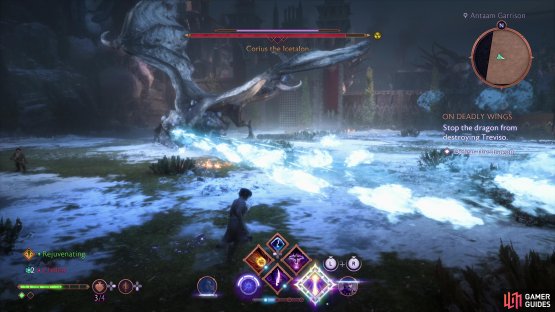 and a sustained beam of frost which you can exploit by getting around to the dragon’s flank.