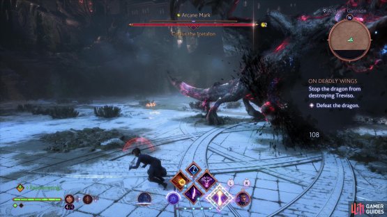 Dragons will also swat enemies at their flank.
