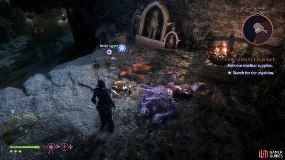 Defeat what little darkspawn stand in your way and check a corpse to confirm Oskar&rsquo;s demise.