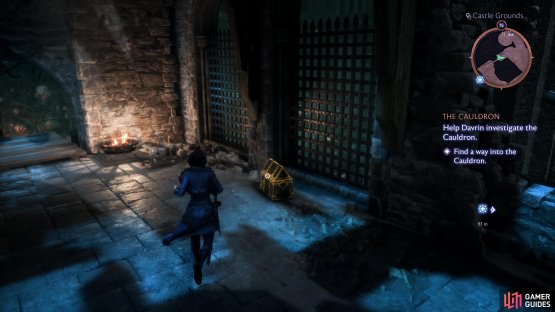 to find a small chest housing the Hemorrhage rune.