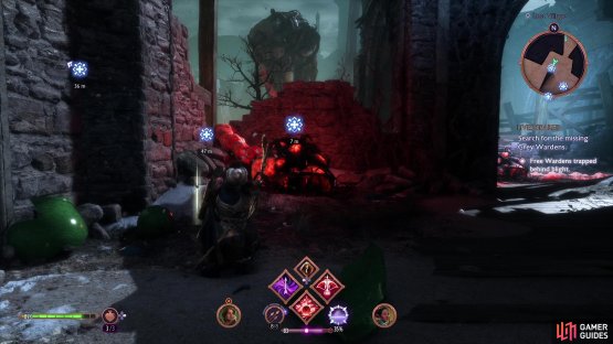 Destroy the boils around the Lost Village
