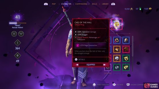 Call of the Hall is an excellent Ring for Advantages.