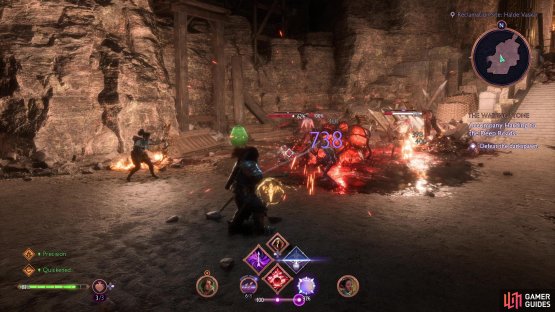 Destroy the blight before dealing with the enemies
