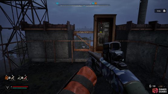 Then jump over from the tower to the antenna and shut it off.