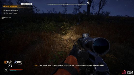 When you get near Camp Icarus, you&rsquo;ll be diverted to Izumrudne.