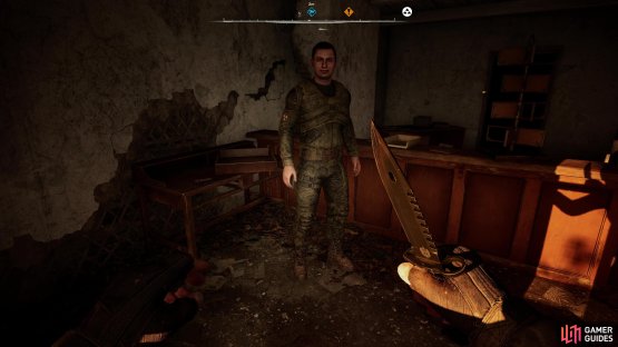 Stop by the Post Office on the way to Zalissya to pick up the Dangerous Visitors side mission.