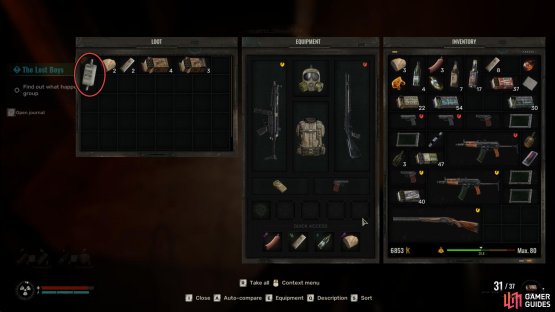 In the middle of the hallway, you&rsquo;ll find a backpack. Loot it for a fuse.