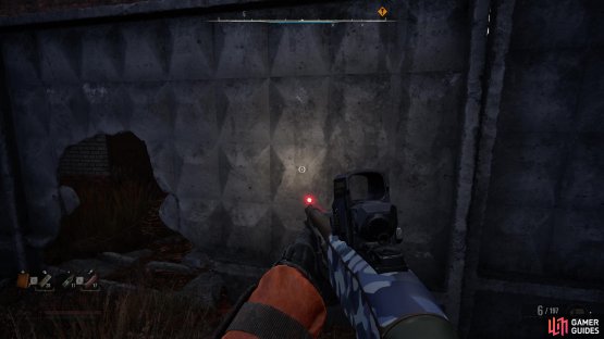 There&rsquo;s a hole in the northwest wall that gets you into the complex.