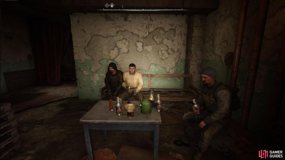 Agree to sit down and have a drink with them, and they&rsquo;ll give you the mission.