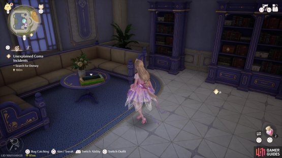 You can find it on a table at the back of the room on the left side of the ground floor.