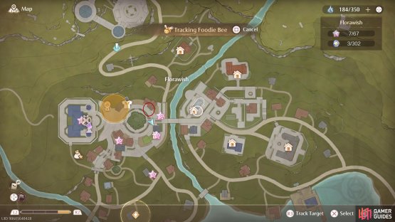 Search along the shops north of the Great Wishtree for the third Crane Flight.