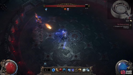 From time to time, Doryani will hurl a fireball at you.