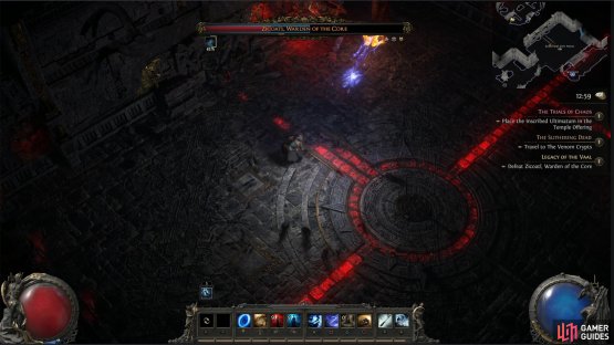 At times, you may find a singular lightning orb coming at you. Simply sidestep to avoid it.
