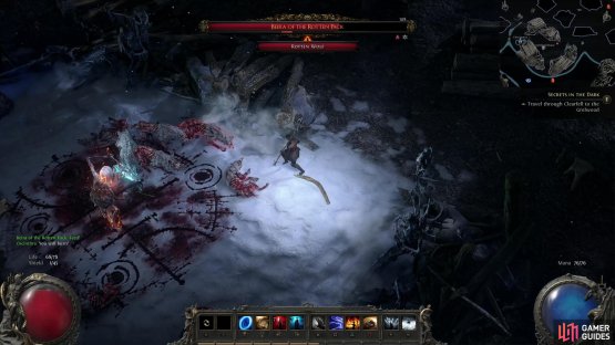 When pressed, Biera will start summoning wolves,