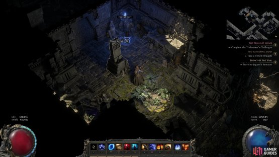 and use it on a Stone Altar to open the way to Blackjaw&rsquo;s chamber.