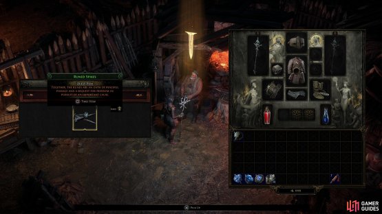 Have Renly forge some Runed Spikes for you,