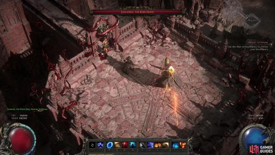 Eventually you&rsquo;ll encounter Jamanra, the Risen King!