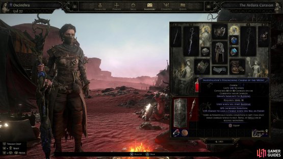 Charms function the same way, except they trigger passively, usually in response to enemy attacks.