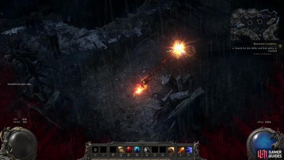 At the beginning of the game you are very fragile - weak enough to succumb to a single onery crab!