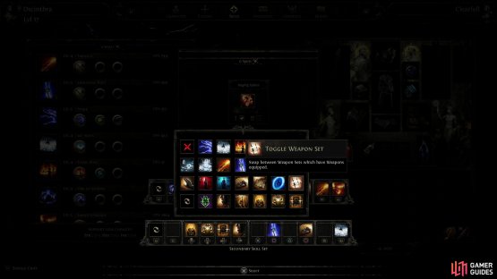 You have two rows of skill sets that you can assign hotkeys to&hellip; including the hotkey to swap equipped weapon sets!