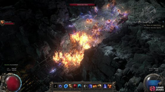 While decent enough on their own, some skills work better in tandem - Fire Wall + Spark, for example, turns the Sorceress into a turret spewing elemental death.