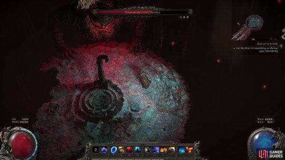 When Zalmarath plants his dagger, seek cover behind it,