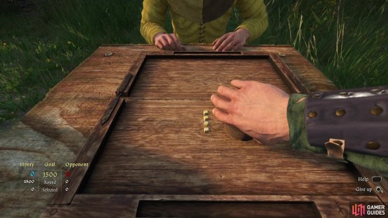 Beat Tankard and at a game of dice and give the ring to Oats to acquire a sausage for Mutt. 