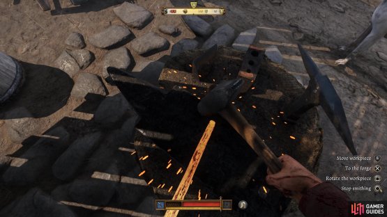 and then forge a competition hunting sword.