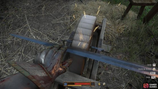 Sharpen Hanush&rsquo;s sword and bring it to him.